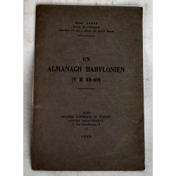 Un Almanach Babylonien, V R 48-49